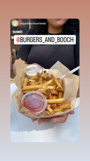 Fresh cut fries all thee time! at Burgers & Booch in Orlando