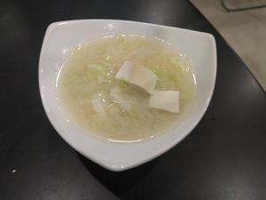 無蛋味增豆腐湯 at ZhíXíng Zhǎng Shū Shí 執行長蔬食 in Taoyuan