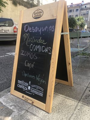 Vegan options :) at Yemaya in Vigo