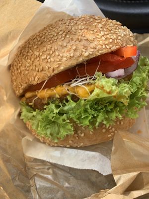 Kimchi Burger at Krowarzywa - Monte Cassino in Szczecin