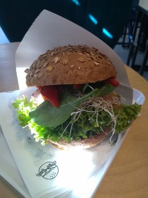 Burger at Krowarzywa - Monte Cassino in Szczecin