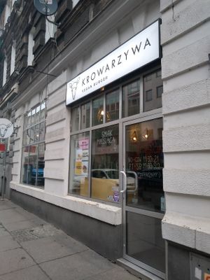 outside at Krowarzywa - Monte Cassino in Szczecin