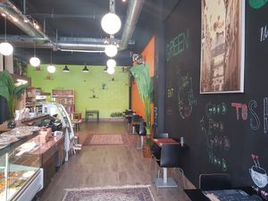 Inside at Green Olive in Luxembourg City