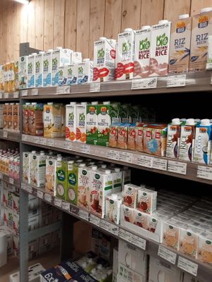 Boissons. at Biocoop in Argeles-sur-mer