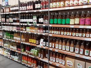 Boissons. at Biocoop in Argeles-sur-mer