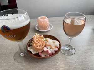 free crisps  at Bua & Gwen in Oostende