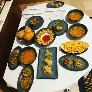 Vegan room service platter  at The Creek Bistro Chic in Tunis