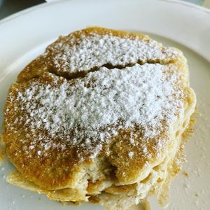 Fluffy vegan pancakes  at The Creek Bistro Chic in Tunis