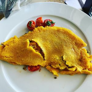 Chickpea omelet  at The Creek Bistro Chic in Tunis