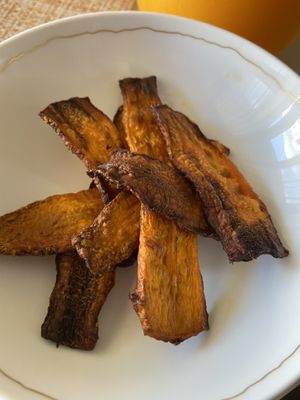 Carrot bacon air fried possibly  at The Creek Bistro Chic in Tunis