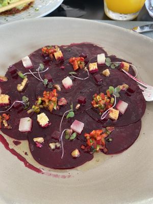 Beetroot salad at The Creek Bistro Chic in Tunis