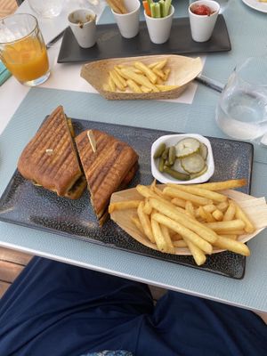 Delicious ciabatta sandwich  at The Creek Bistro Chic in Tunis