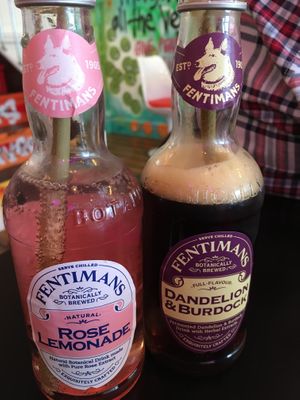 Dandelion & burdock🌱❤️ at Zero Clucks Given in Birkenhead