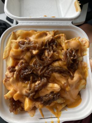 Animal friendly fries  at Zero Clucks Given in Birkenhead