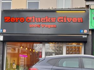 Feels like I'm eating in a comic book store 😎 #Veganuary at Zero Clucks Given in Birkenhead