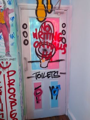 Awesome, CLEAN toilets! at Zero Clucks Given in Birkenhead