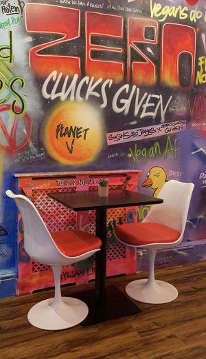 Funky atmosphere  at Zero Clucks Given in Birkenhead