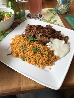 Vegan Kebab „Batman"  at Exil in Regensburg