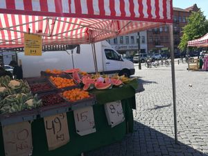 Fruits at Möllevångstorget in Malmo