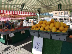Fruits at Möllevångstorget in Malmo