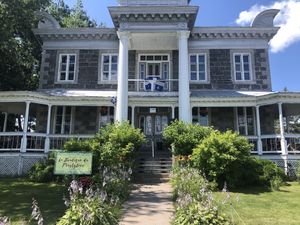 Outside at Le Presbytère in Saint-stanislas-de-champlain