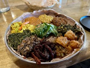 vegan sampler for 2 (can easily feed 3-4)  at Demera in Chicago