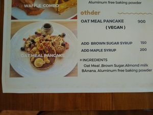 Oatmeal pancakes at Bloom Coffee Okinawa - ブルームコーヒーオキナワ in Okinawa