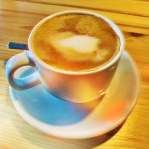 Flat White mit Hafermilch at smula in Berlin