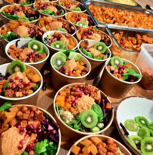 Meal prepping behind the scenes at Die Gartenkuche in Bad Aibling