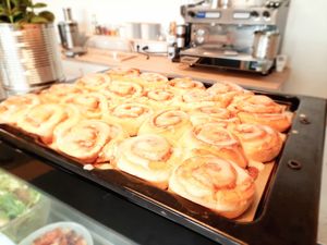 Cinnamon rolls  at Die Gartenkuche in Bad Aibling