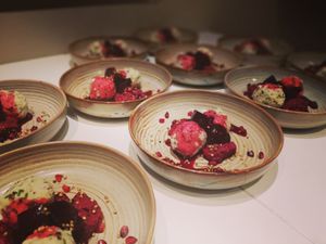 Beet the bulgur at Diner sur Terre in Torhout