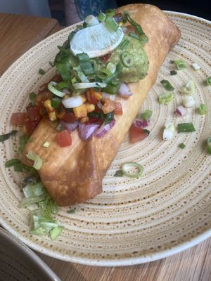 Vegan Chimichanga   at Bautinn in Akureyri