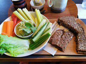 Humus Platter at Mama  in Reykjavik