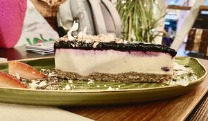 Vegan cheesecake   at Mama  in Reykjavik