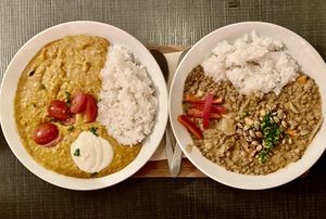 Dahl and lentils   at Mama  in Reykjavik