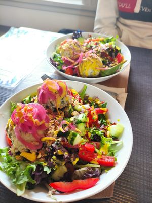 Special of the day - sun salad at Mama  in Reykjavik