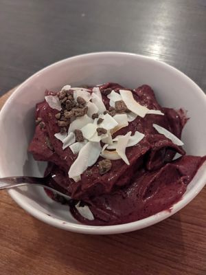 Cherry nice cream at Mama  in Reykjavik