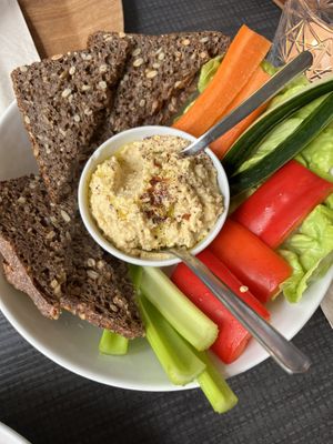 Hummus plate  at Mama  in Reykjavik