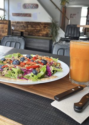 Rainbow salad  at Mama  in Reykjavik