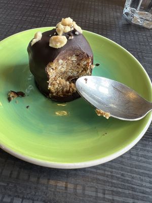 Peanut butter bliss ball  at Mama  in Reykjavik
