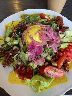 Delicious salad!  at Mama  in Reykjavik