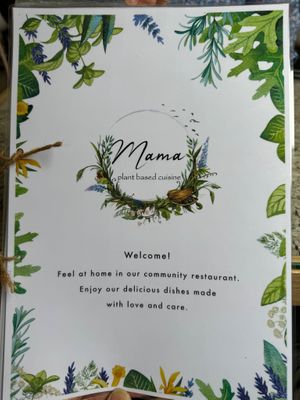 Menu at Mama  in Reykjavik