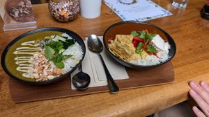 Mama curry & Chili sin carne at Mama  in Reykjavik