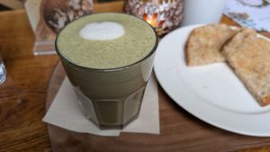 Matcha latte at Mama  in Reykjavik