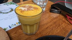 Golden milk at Mama  in Reykjavik