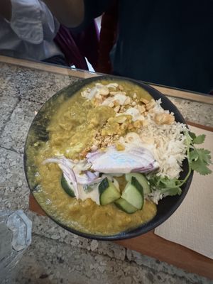 Rice curry dish  at Mama  in Reykjavik