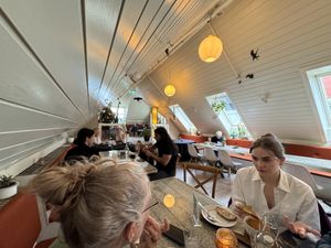 Top floor dining areas  at Mama  in Reykjavik