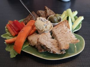 Hummus Plate at Mama  in Reykjavik