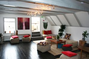 second floor of the place at Mama  in Reykjavik