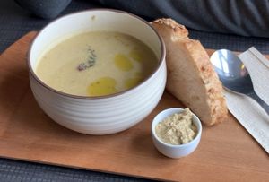 Best mushroom soup I have ever had! at Mama  in Reykjavik